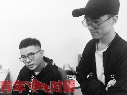 李沂科(左)和占曉武。 李沂科(左)和占曉武。